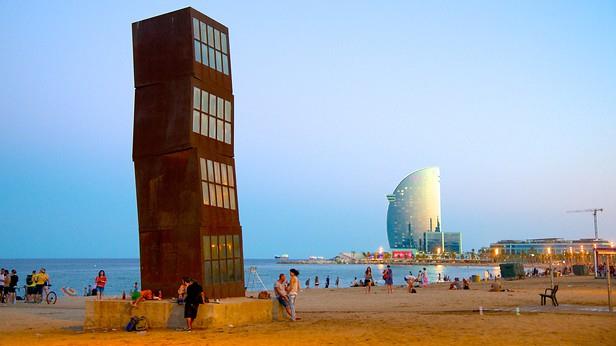 Playa de la Barceloneta en Barcelona